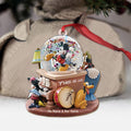 Personalized Christmas Mouse Ornament Custom Names Holiday Gift Ornament GradoCreations