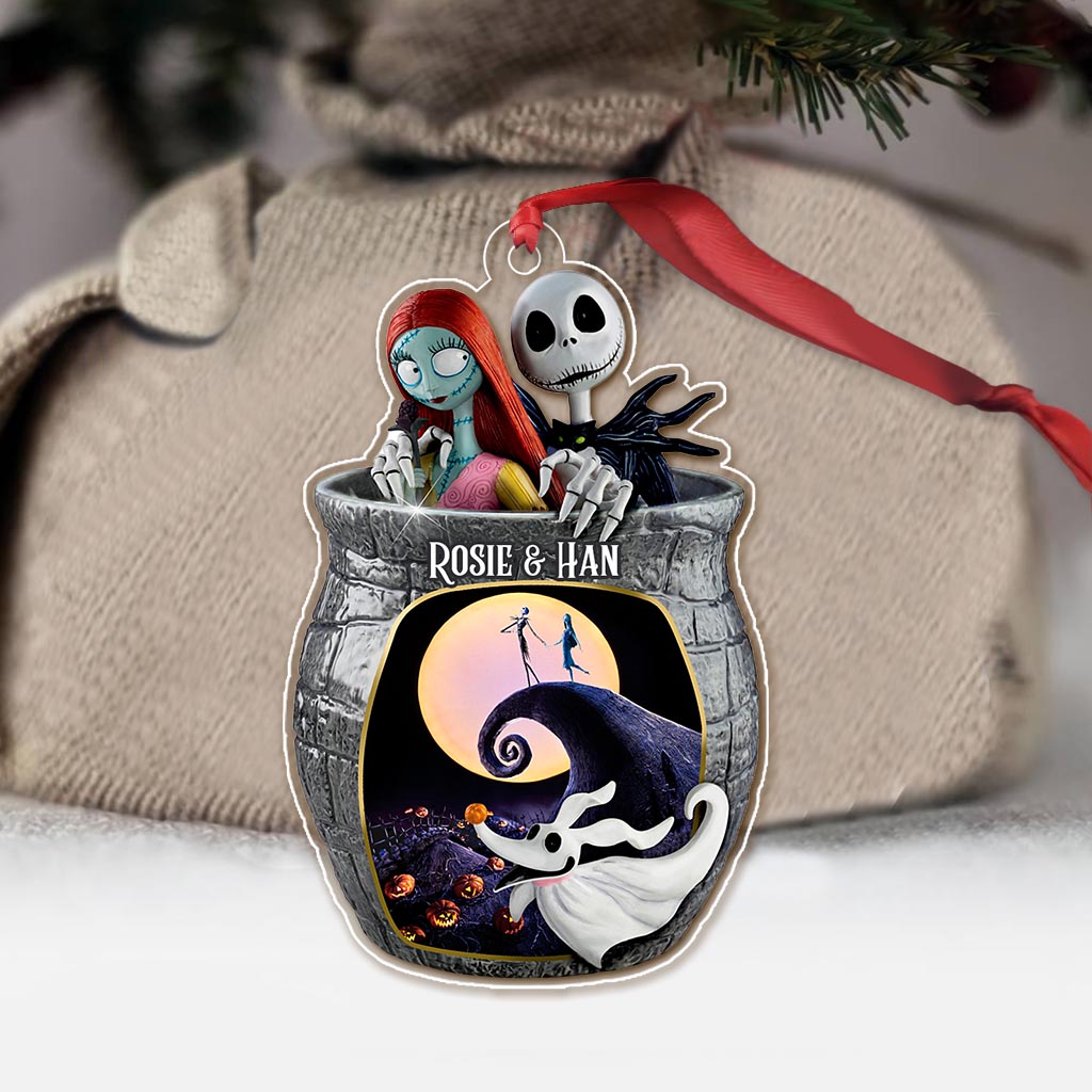 Personalized Nightmare Before Christmas Ornament Custom Name Gift Ornament GradoCreations