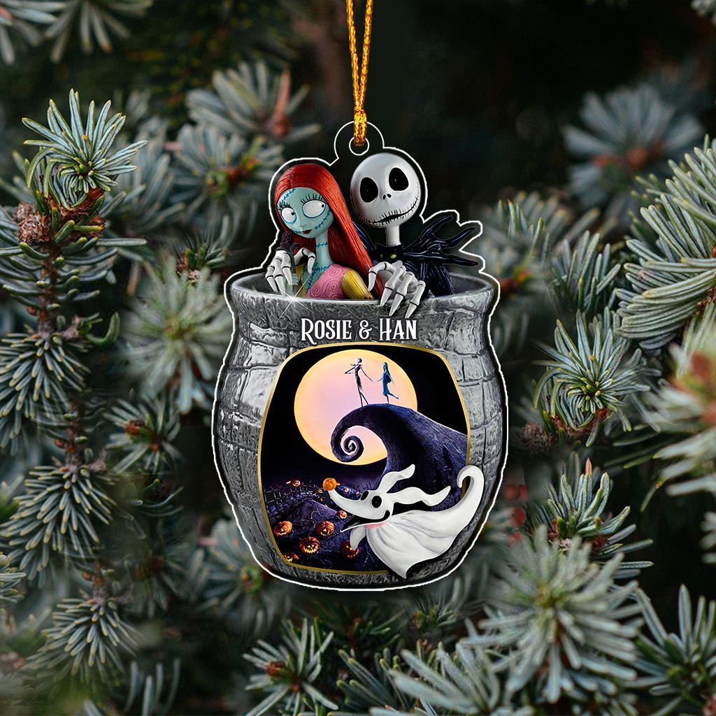 Personalized Nightmare Before Christmas Ornament Custom Name Gift Ornament GradoCreations