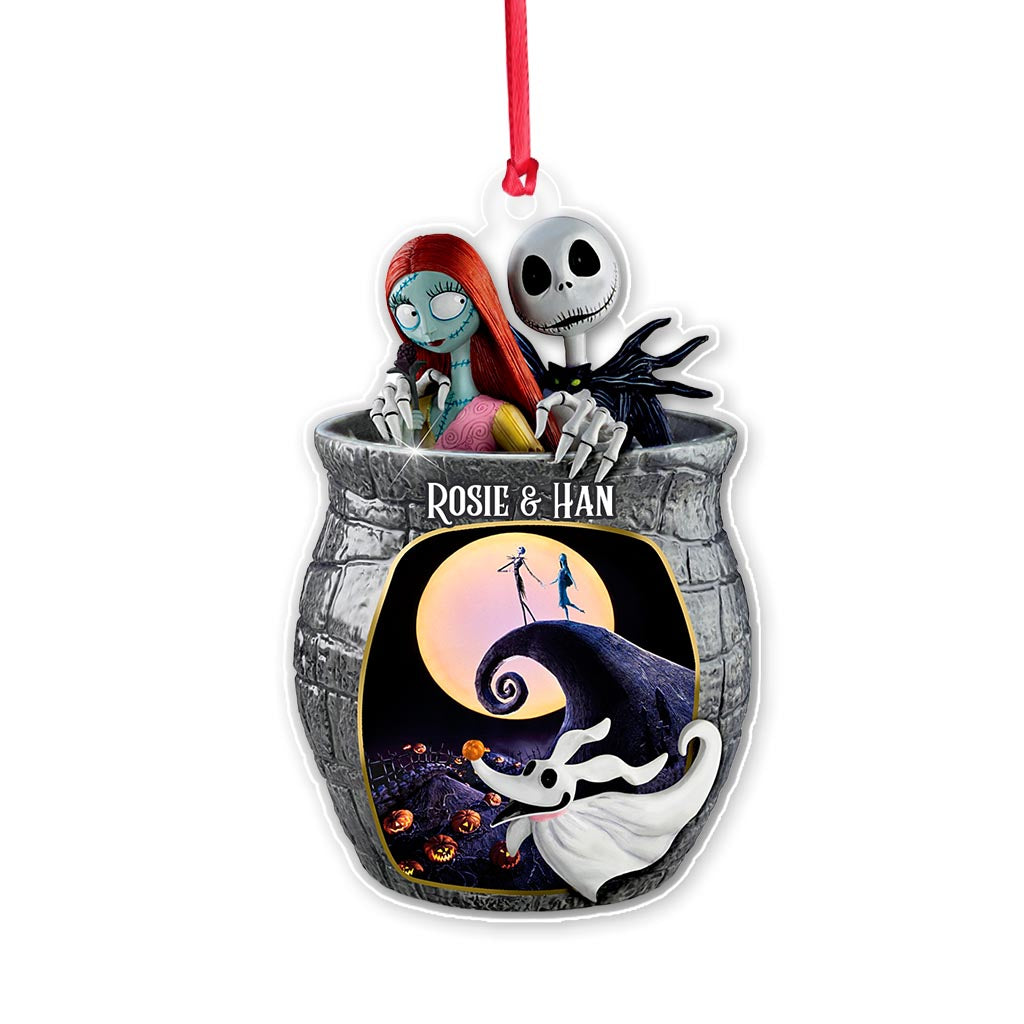 Personalized Nightmare Before Christmas Ornament Custom Name Gift Ornament GradoCreations