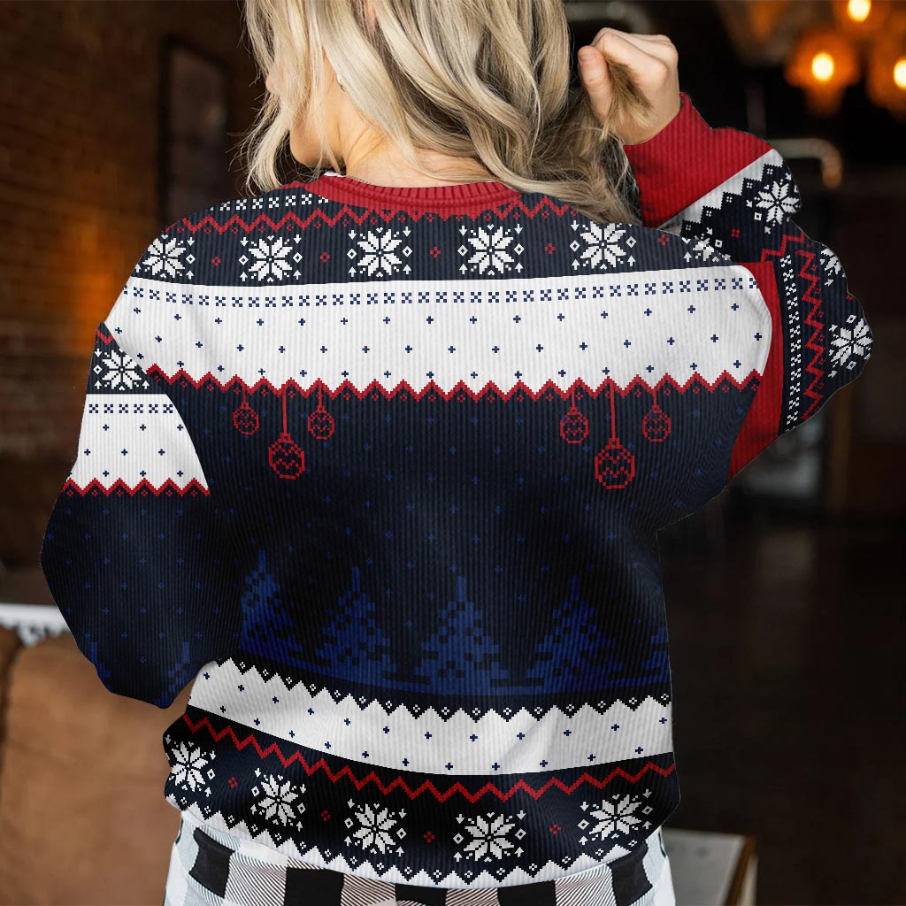 Personalized Merry Christmas Ya Filthy Animal Sweater - Custom Holiday Gift Sweater GradoCreations