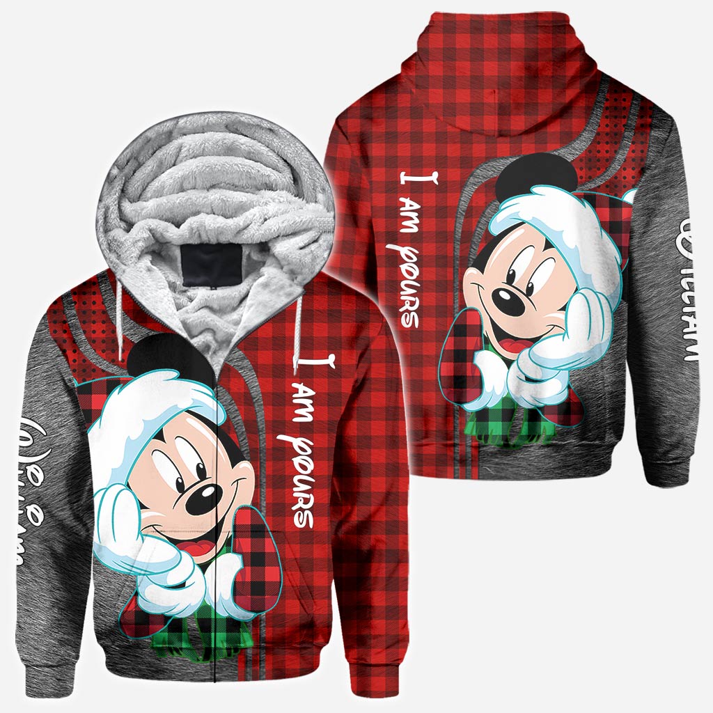 Personalized Christmas Couple Hoodies Custom Design Gift All Over Shirt GradoCreations