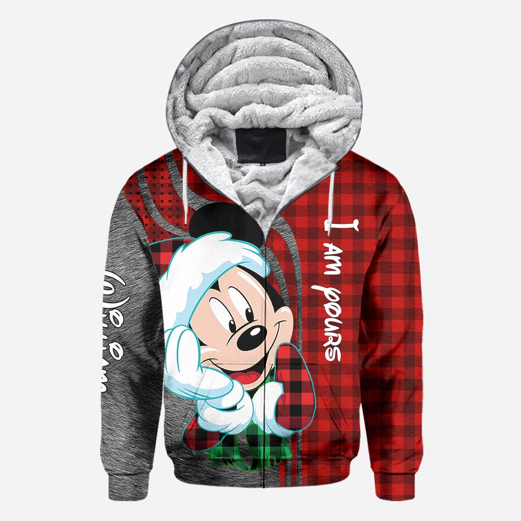Personalized Christmas Couple Hoodies Custom Design Gift All Over Shirt GradoCreations