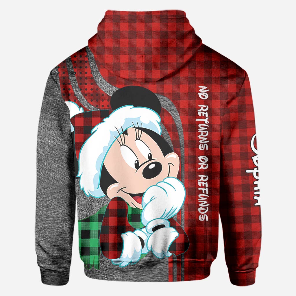 Personalized Christmas Couple Hoodies Custom Design Gift All Over Shirt GradoCreations