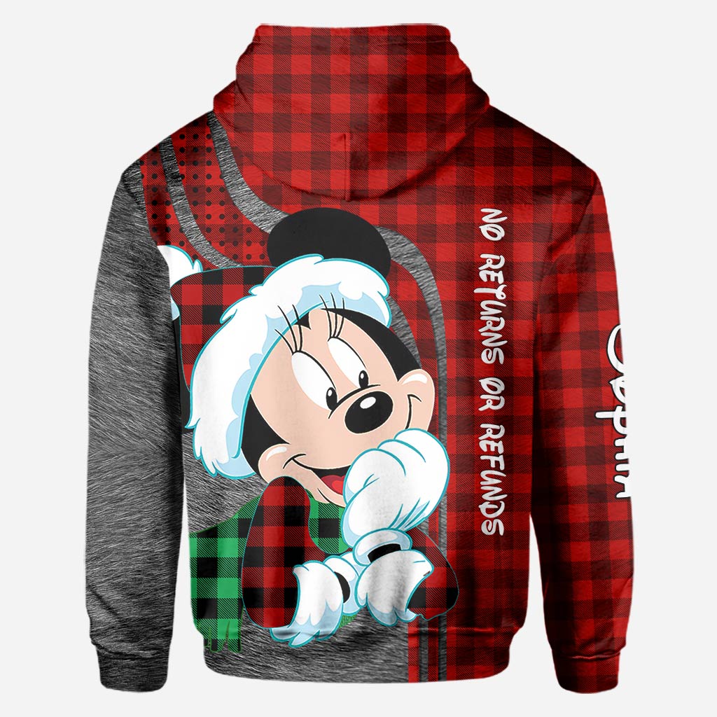 Personalized Christmas Couple Hoodies Custom Design Gift All Over Shirt GradoCreations