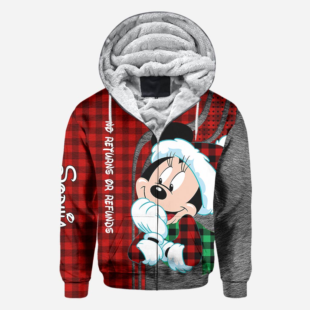 Personalized Christmas Couple Hoodies Custom Design Gift All Over Shirt GradoCreations