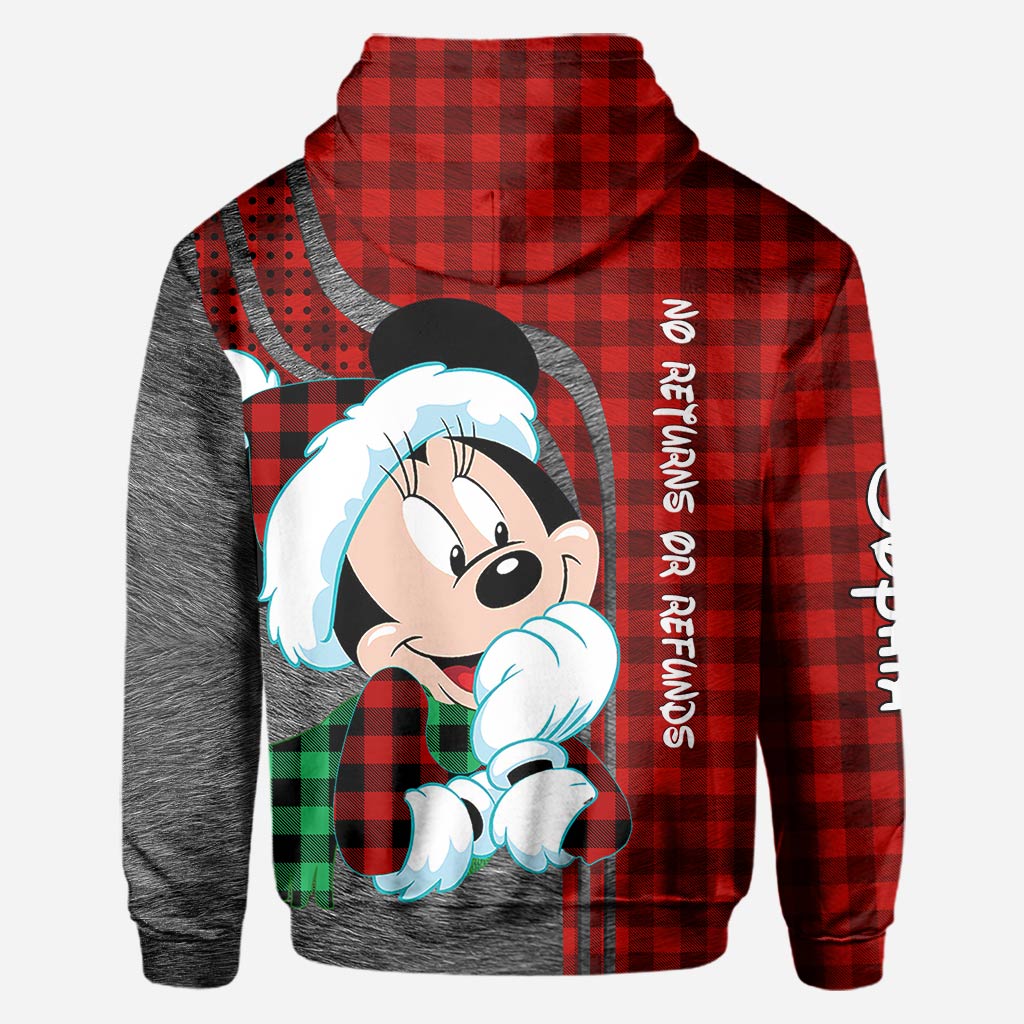 Personalized Christmas Couple Hoodies Custom Design Gift All Over Shirt GradoCreations