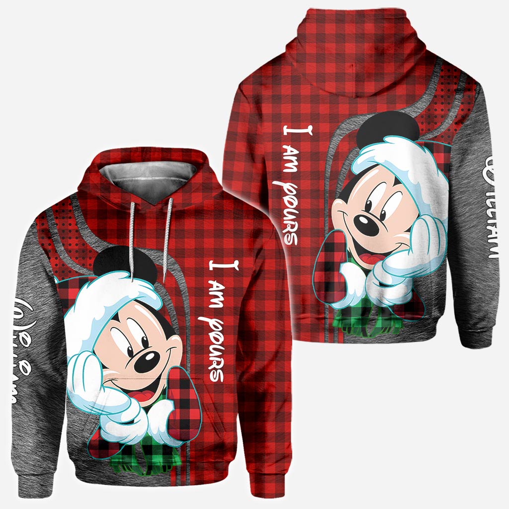 Personalized Christmas Couple Hoodies Custom Design Gift All Over Shirt GradoCreations