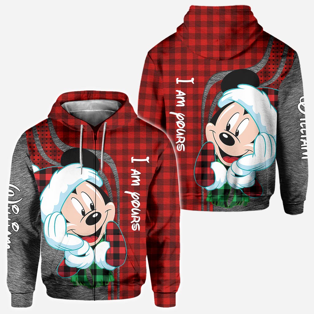 Personalized Christmas Couple Hoodies Custom Design Gift All Over Shirt GradoCreations