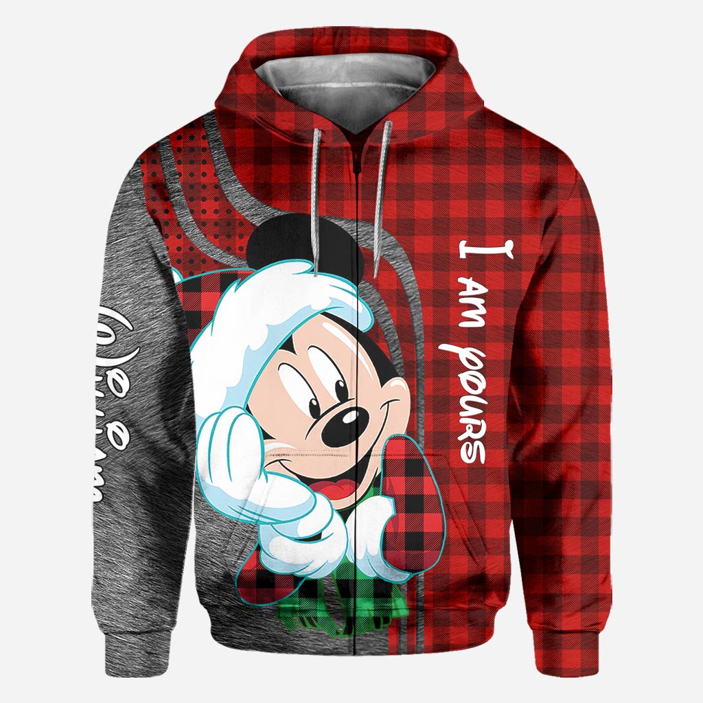 Personalized Christmas Couple Hoodies Custom Design Gift All Over Shirt GradoCreations