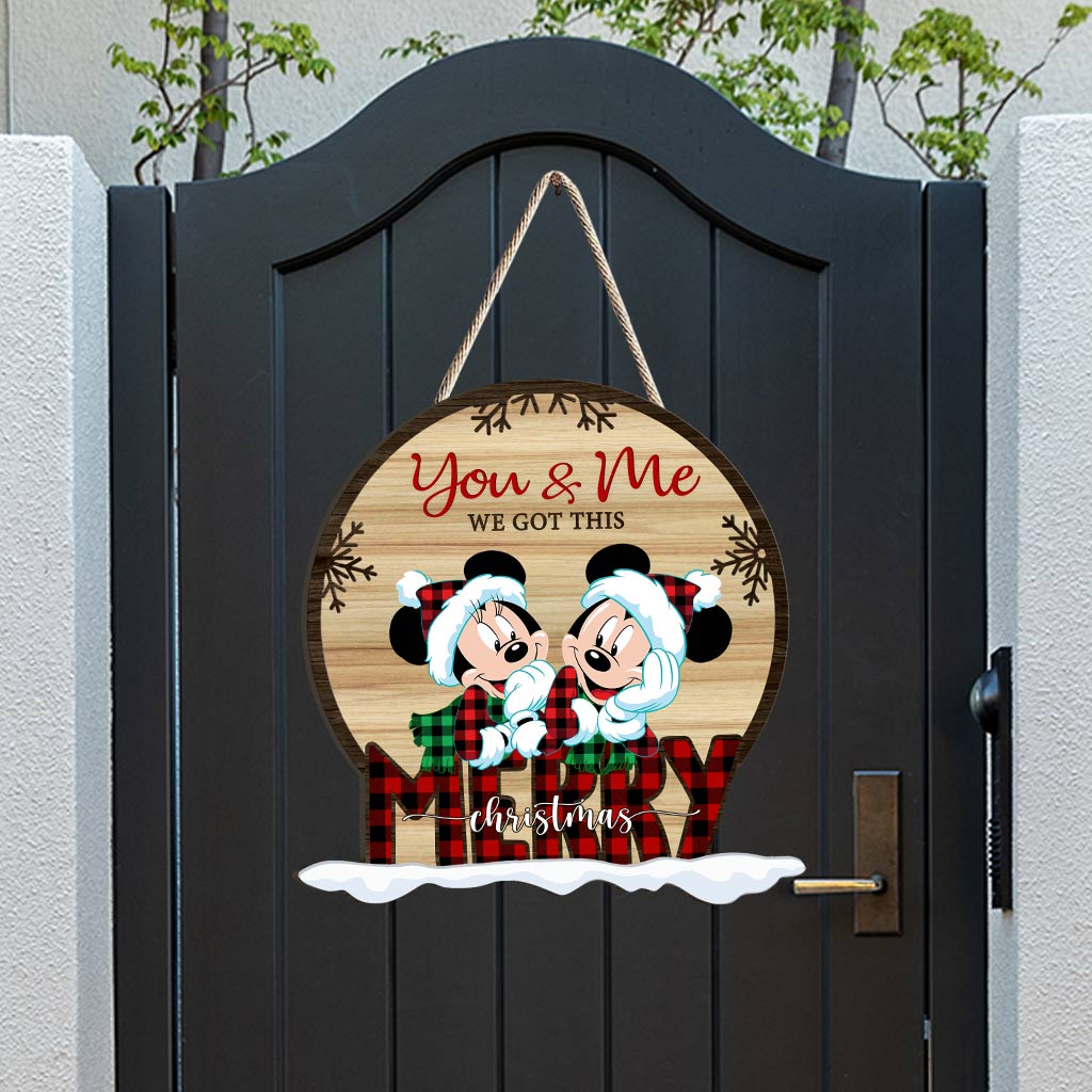 Personalized Christmas Couple Wood Sign Custom Name Decor Wood Sign GradoCreations