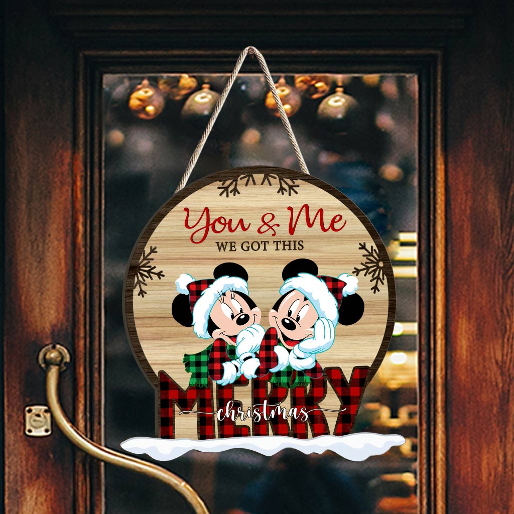 Personalized Christmas Couple Wood Sign Custom Name Decor Wood Sign GradoCreations