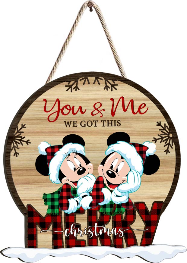 Personalized Christmas Couple Wood Sign Custom Name Decor Wood Sign GradoCreations