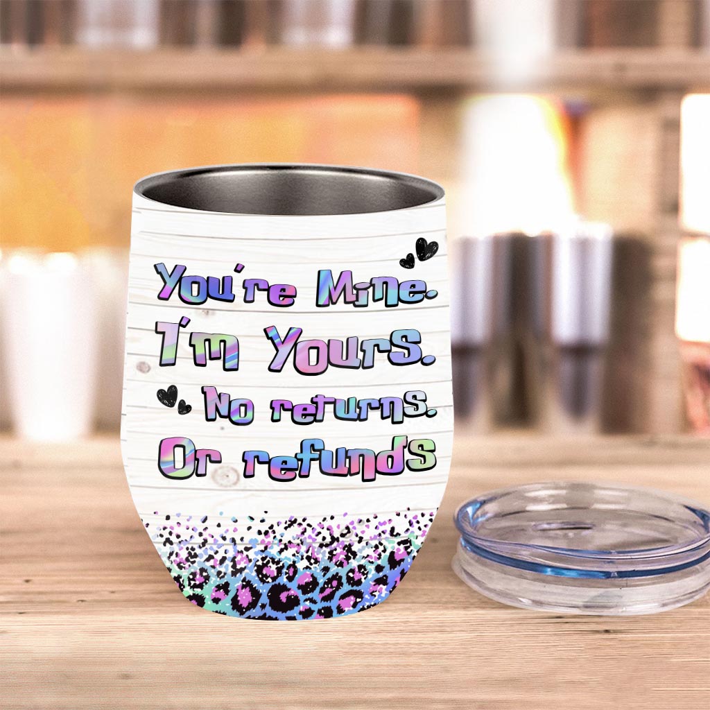 Personalized Ohana Wine Tumbler Custom Names Gift for Couples Wine Tumbler GradoCreations