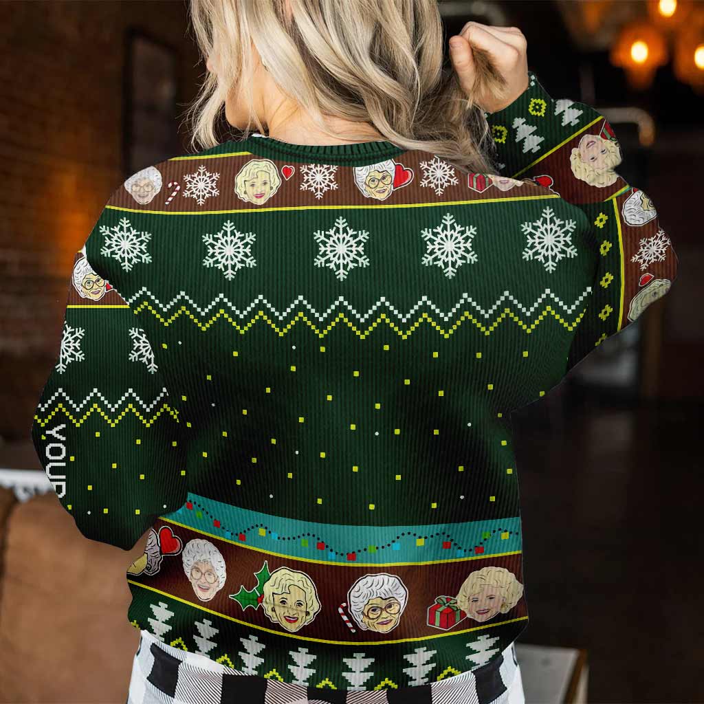 Personalized Christmas Sweater Have Yourself A Golden Christmas Gift Sweater GradoCreations