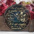 Personalized Round Wood Sign for Couples with Custom Names - Unique Wedding Gift Round Wood Sign GradoCreations