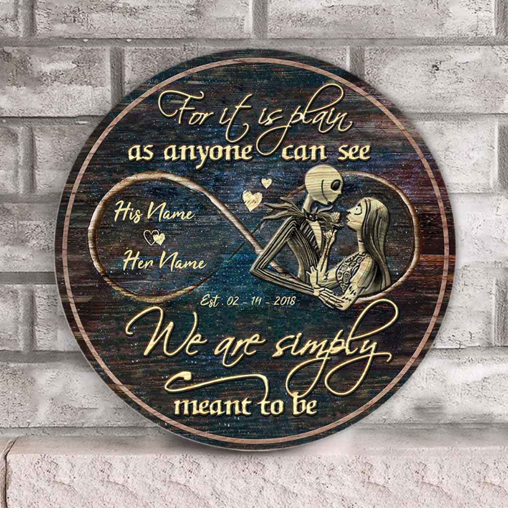 Personalized Round Wood Sign for Couples with Custom Names - Unique Wedding Gift Round Wood Sign GradoCreations