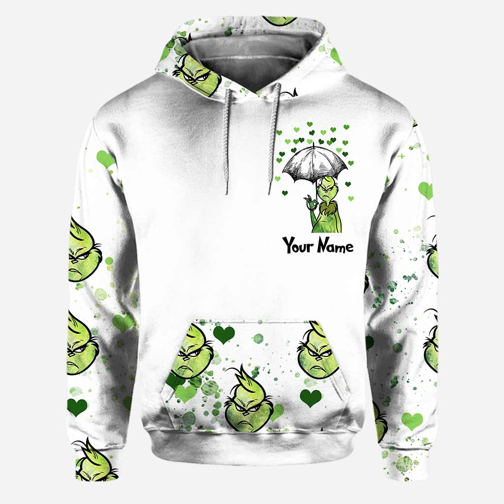 Personalized Grinch Hoodie and Leggings Set for Christmas Gift Hoodie & Leggings GradoCreations