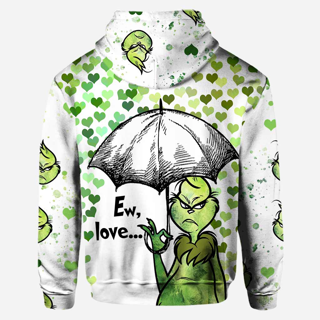 Personalized Grinch Hoodie and Leggings Set for Christmas Gift Hoodie & Leggings GradoCreations