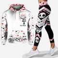 Personalized Hug Me Hoodie & Leggings Set for Halloween Love Hoodie & Leggings GradoCreations
