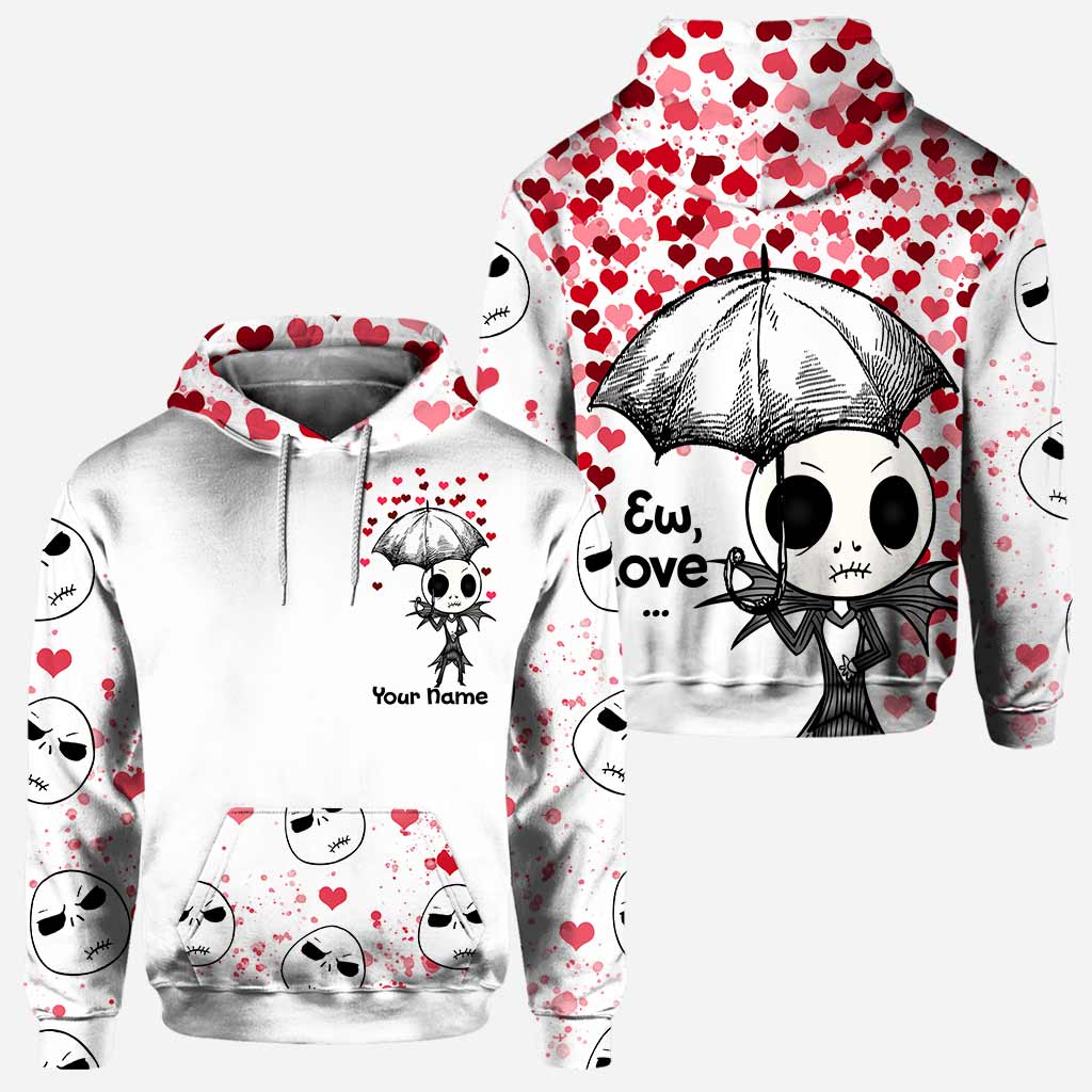 Personalized Hug Me Hoodie & Leggings Set for Halloween Love Hoodie & Leggings GradoCreations