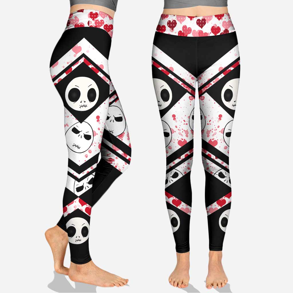Personalized Hug Me Hoodie & Leggings Set for Halloween Love Hoodie & Leggings GradoCreations