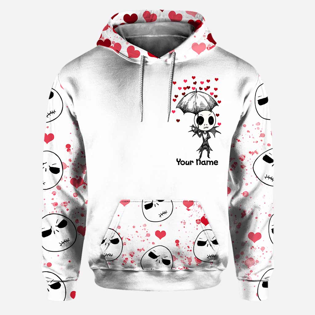 Personalized Hug Me Hoodie & Leggings Set for Halloween Love Hoodie & Leggings GradoCreations