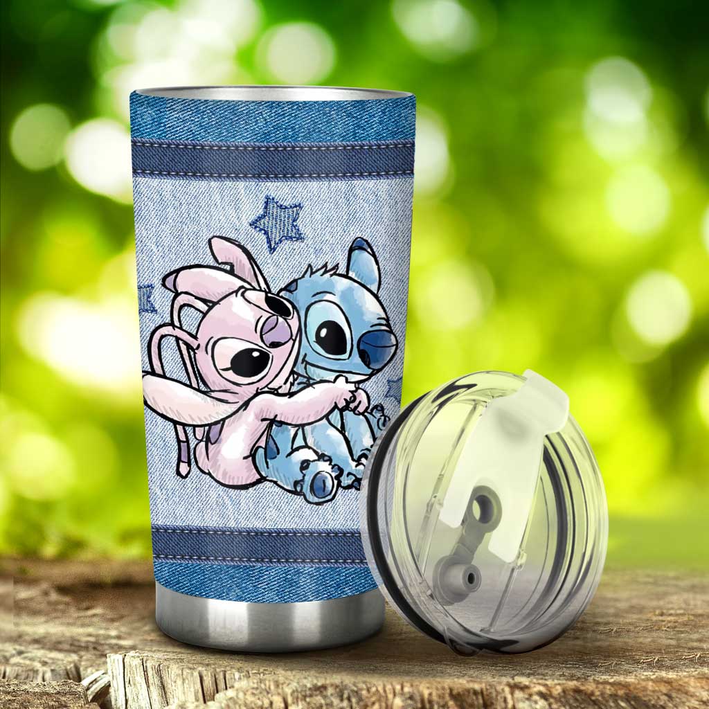 Personalized Couple Tumbler Love You To The Moon & Back Gift Tumbler GradoCreations