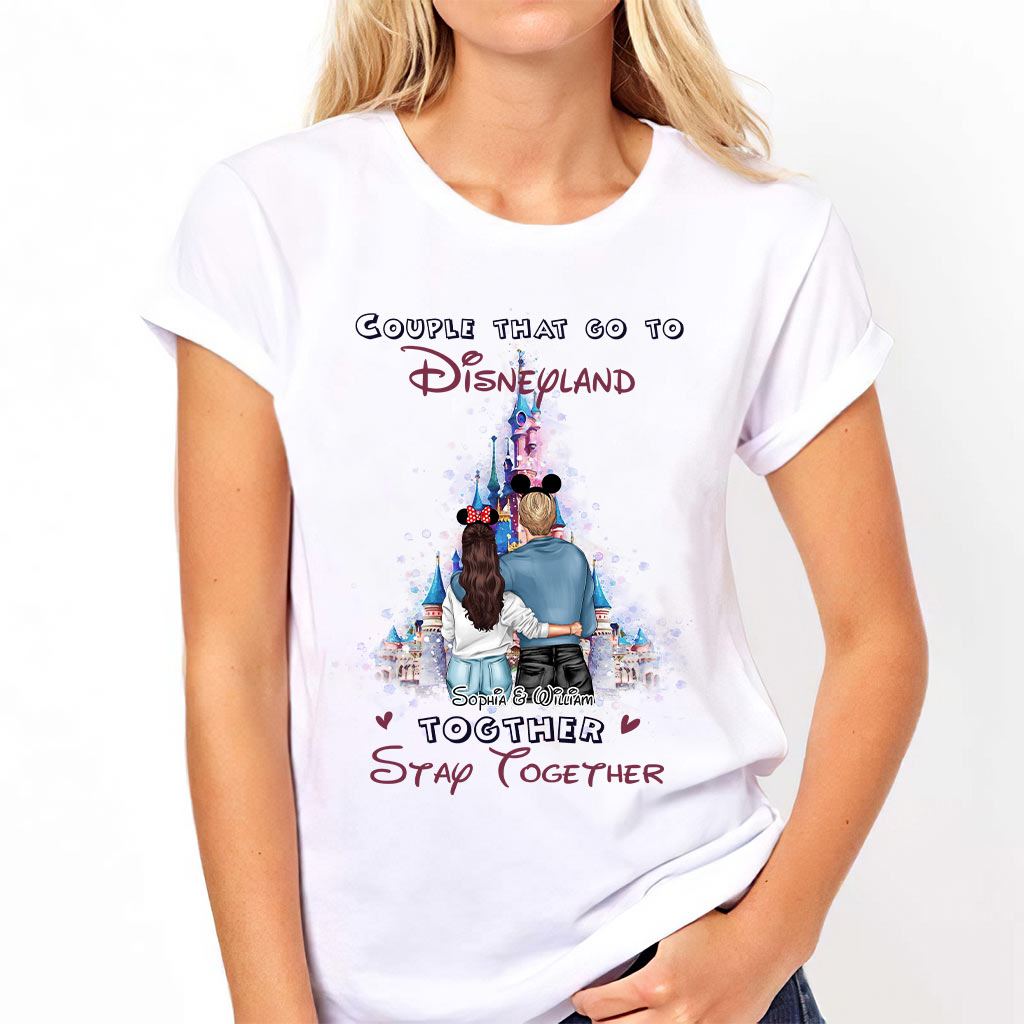 Personalized Disneyland Couple T-shirt & Hoodie Gift for Couples T-shirt & Hoodie GradoCreations