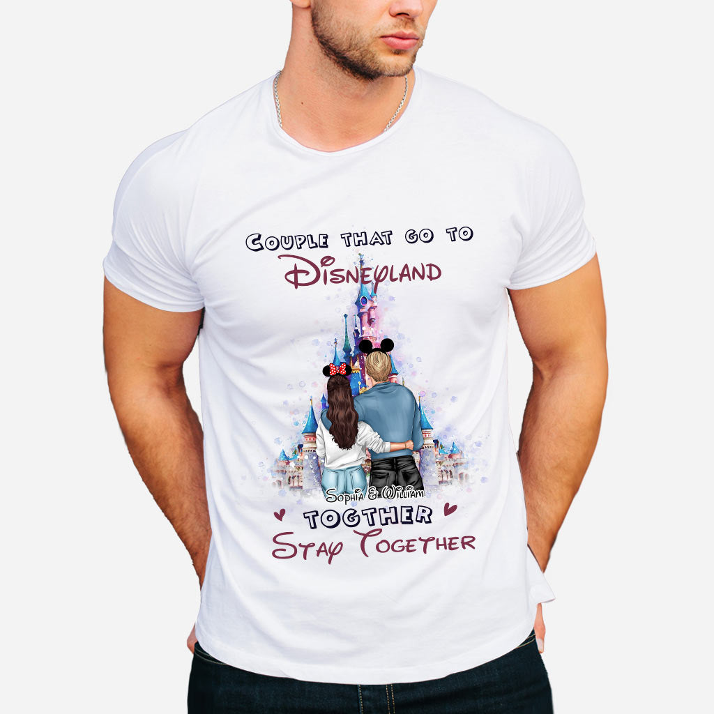 Personalized Disneyland Couple T-shirt & Hoodie Gift for Couples T-shirt & Hoodie GradoCreations