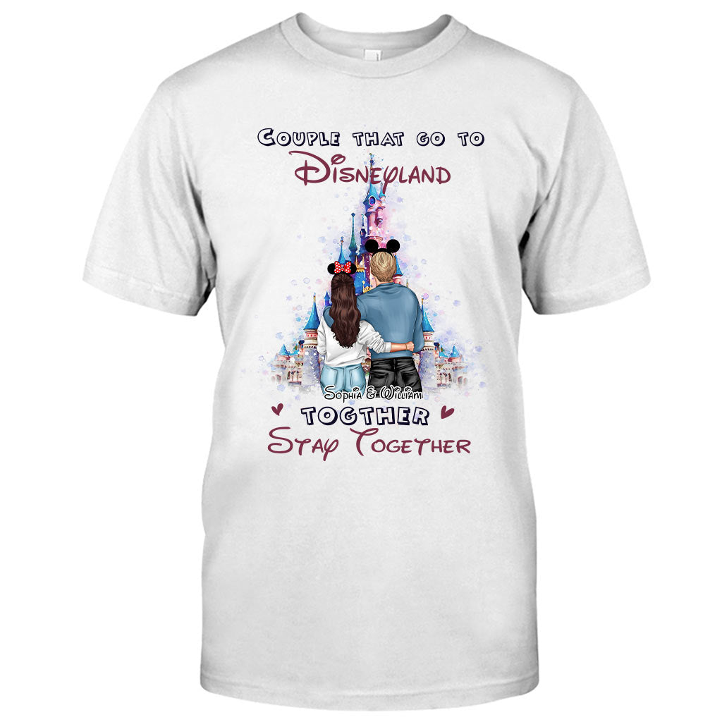 Personalized Disneyland Couple T-shirt & Hoodie Gift for Couples T-shirt & Hoodie GradoCreations