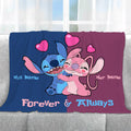 Personalized Ohana Blanket for Couples Custom Names Gift Blanket GradoCreations