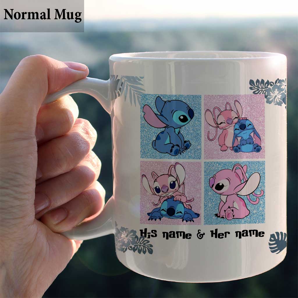 Personalized Couple Ohana Mug Custom Name Gift for Partner Mug GradoCreations