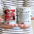 Personalized Couple Mug with Names and Love Quote Gift Mug GradoCreations