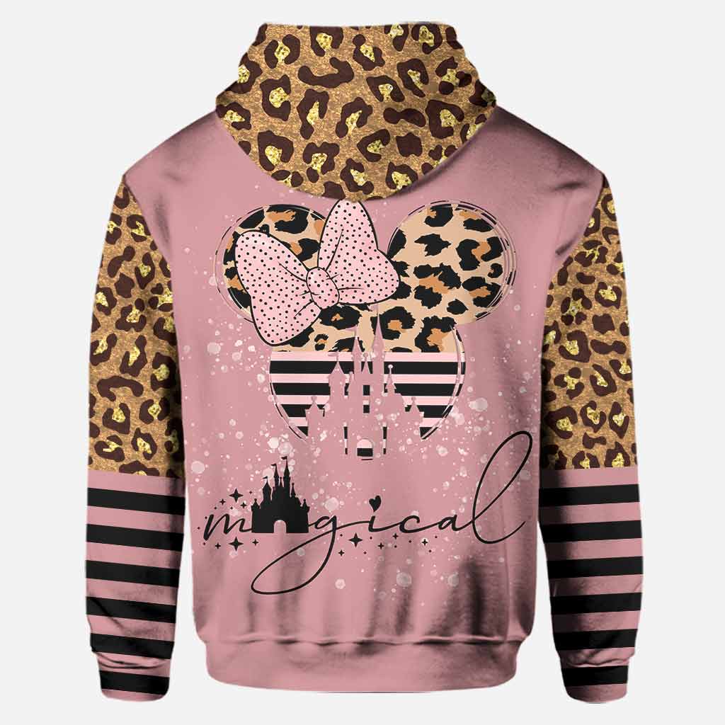 Personalized Pink Leopard Hoodie & Leggings Set for Kids Hoodie & Leggings GradoCreations