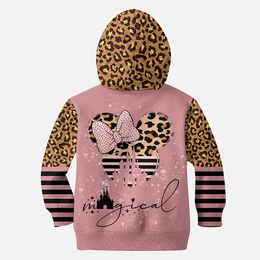 Personalized Pink Leopard Hoodie & Leggings Set for Kids Hoodie & Leggings GradoCreations