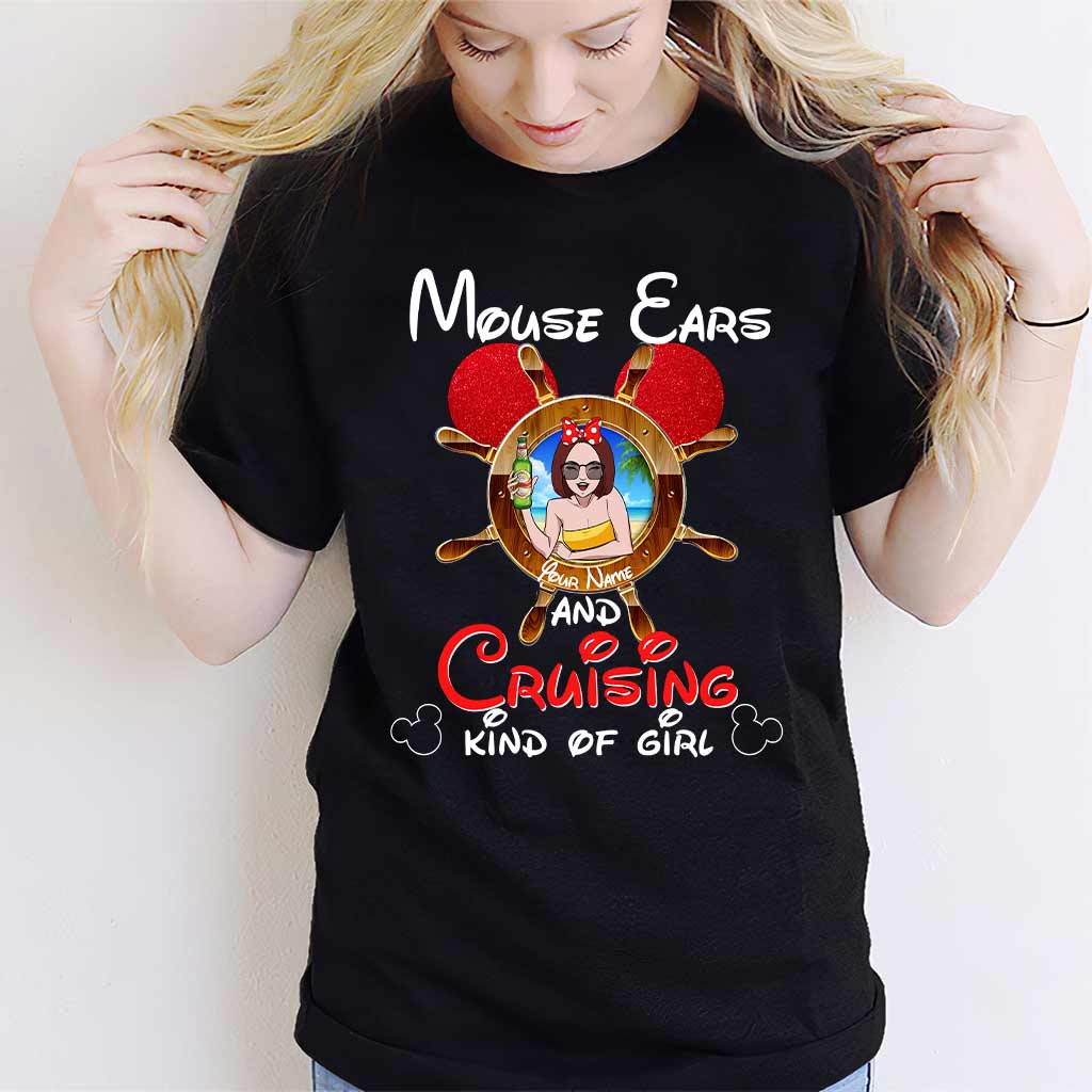 Personalized Mouse Ears Cruising T-shirt & Hoodie Gift for Her T-shirt & Hoodie GradoCreations
