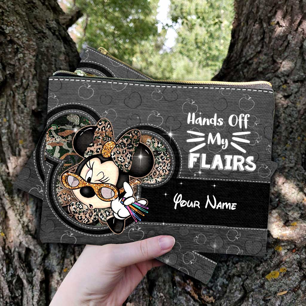 Personalized Teacher Pouch with Custom Name for Women | Unique Christmas Gift Pouch GradoCreations