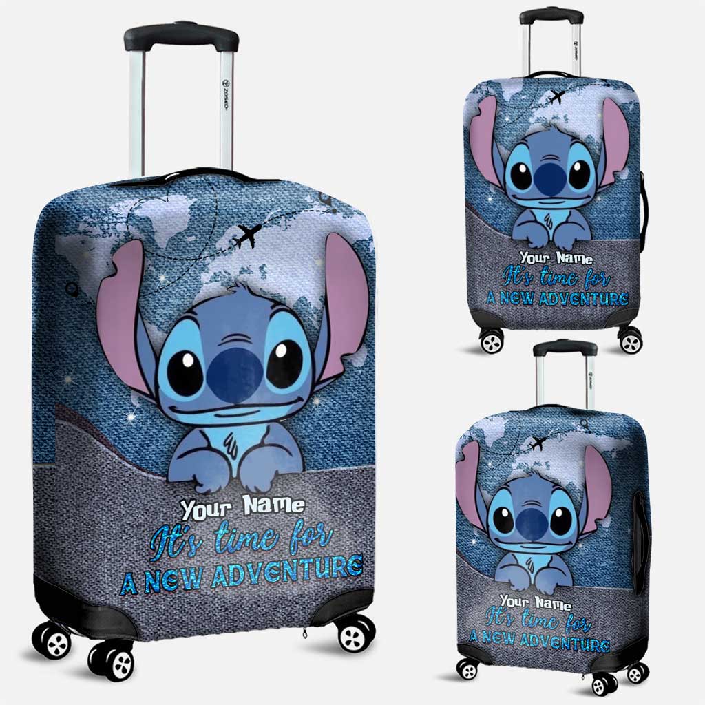 Personalized Ohana Luggage Cover Custom Name Travel Gift Luggage Cover GradoCreations