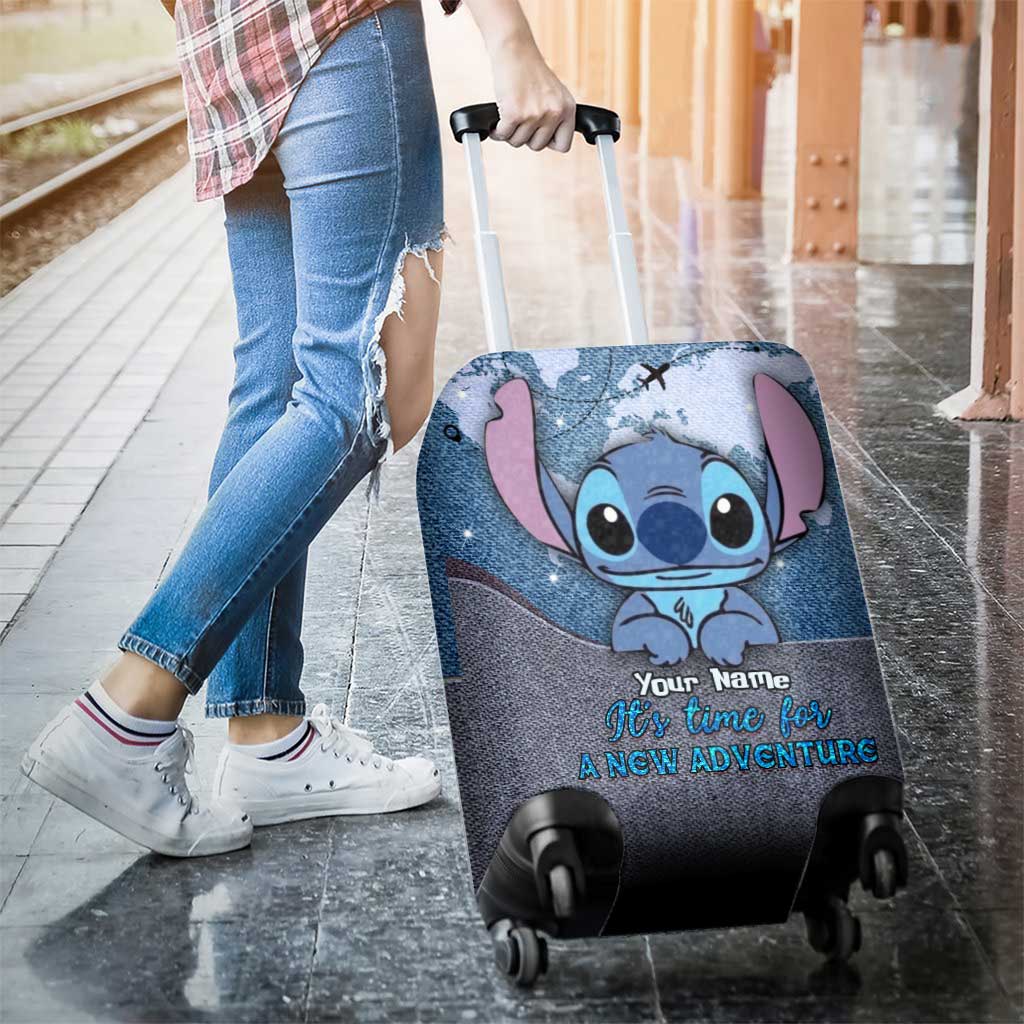 Personalized Ohana Luggage Cover Custom Name Travel Gift Luggage Cover GradoCreations