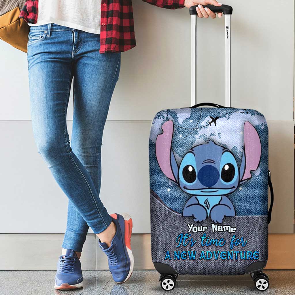 Personalized Ohana Luggage Cover Custom Name Travel Gift Luggage Cover GradoCreations