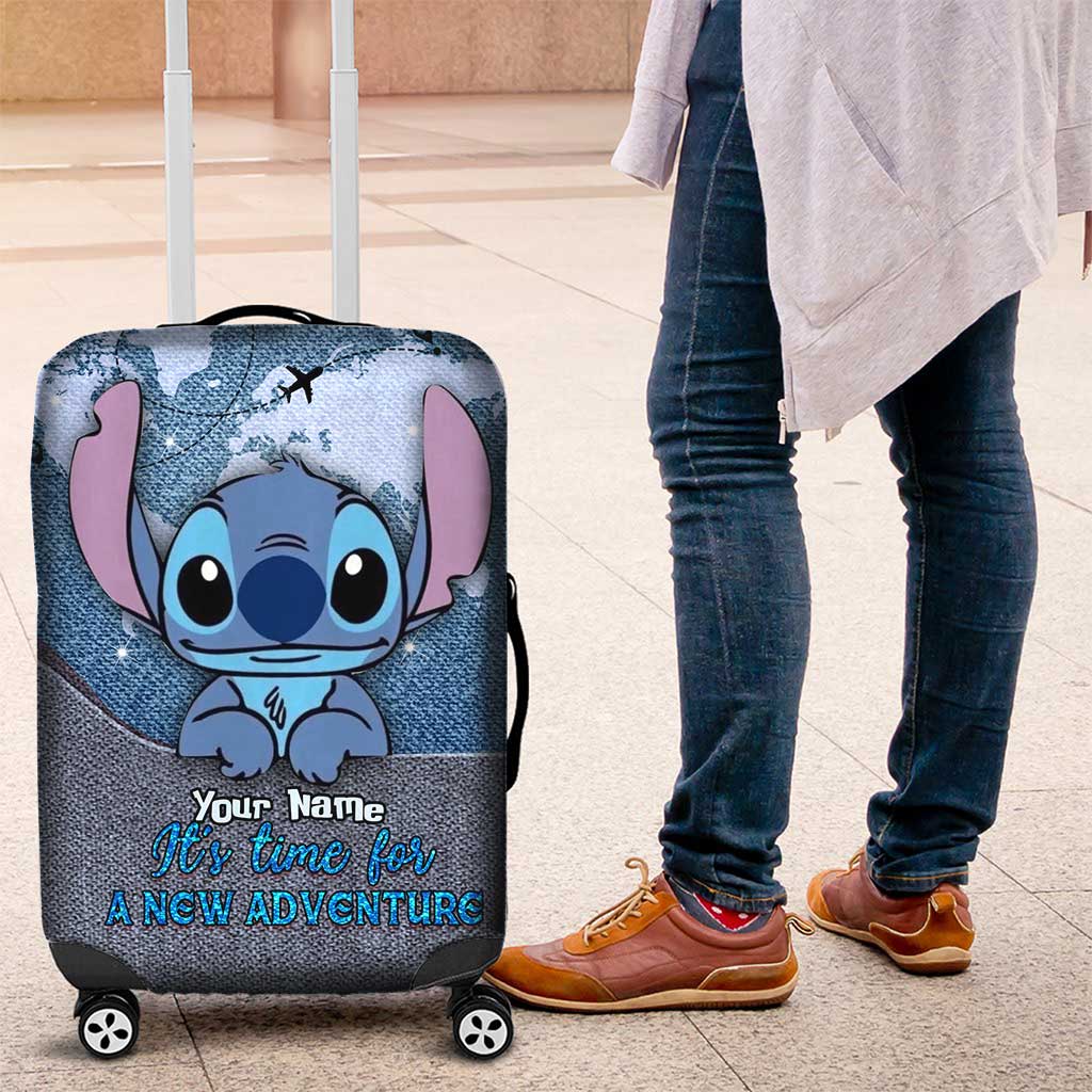 Personalized Ohana Luggage Cover Custom Name Travel Gift Luggage Cover GradoCreations