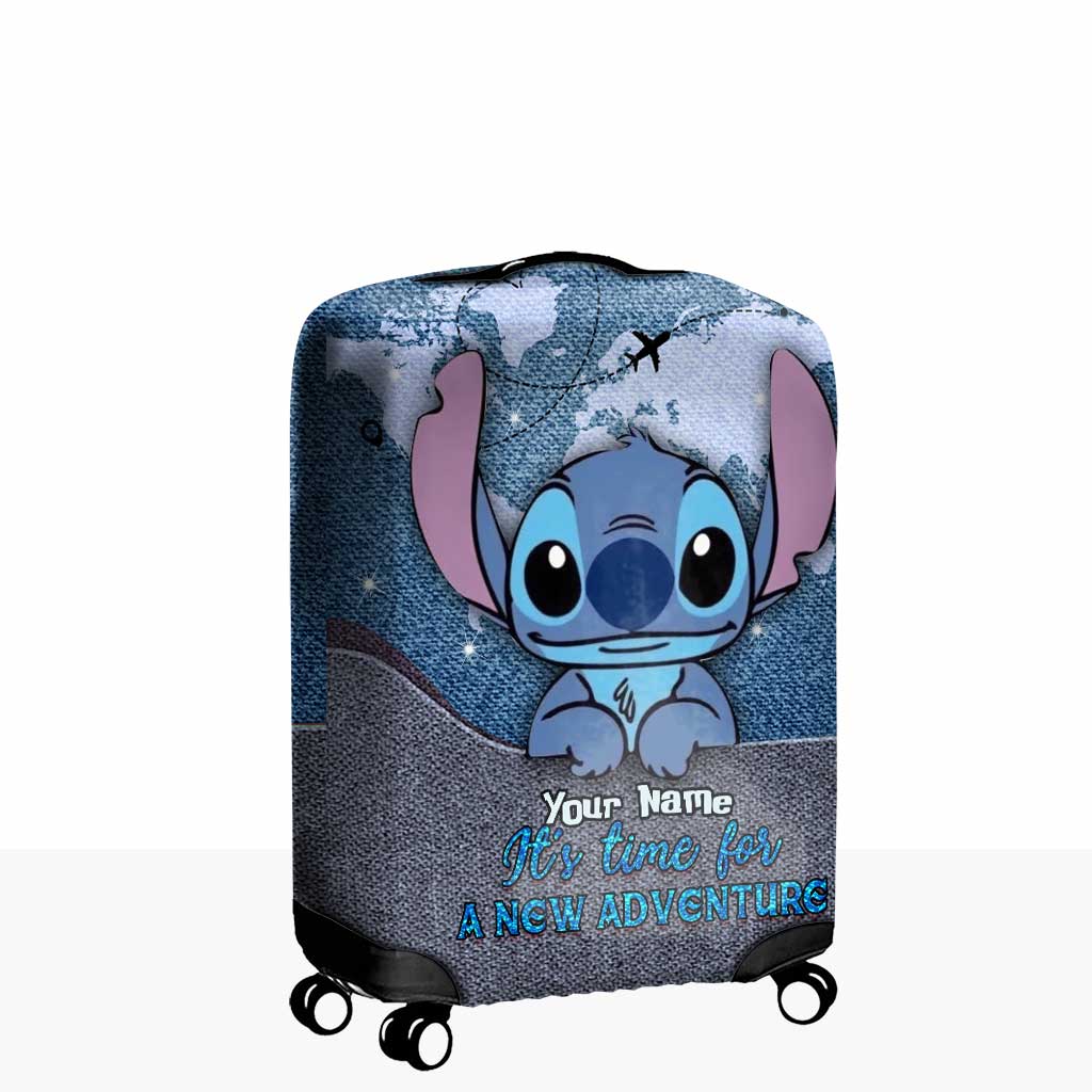 Personalized Ohana Luggage Cover Custom Name Travel Gift Luggage Cover GradoCreations