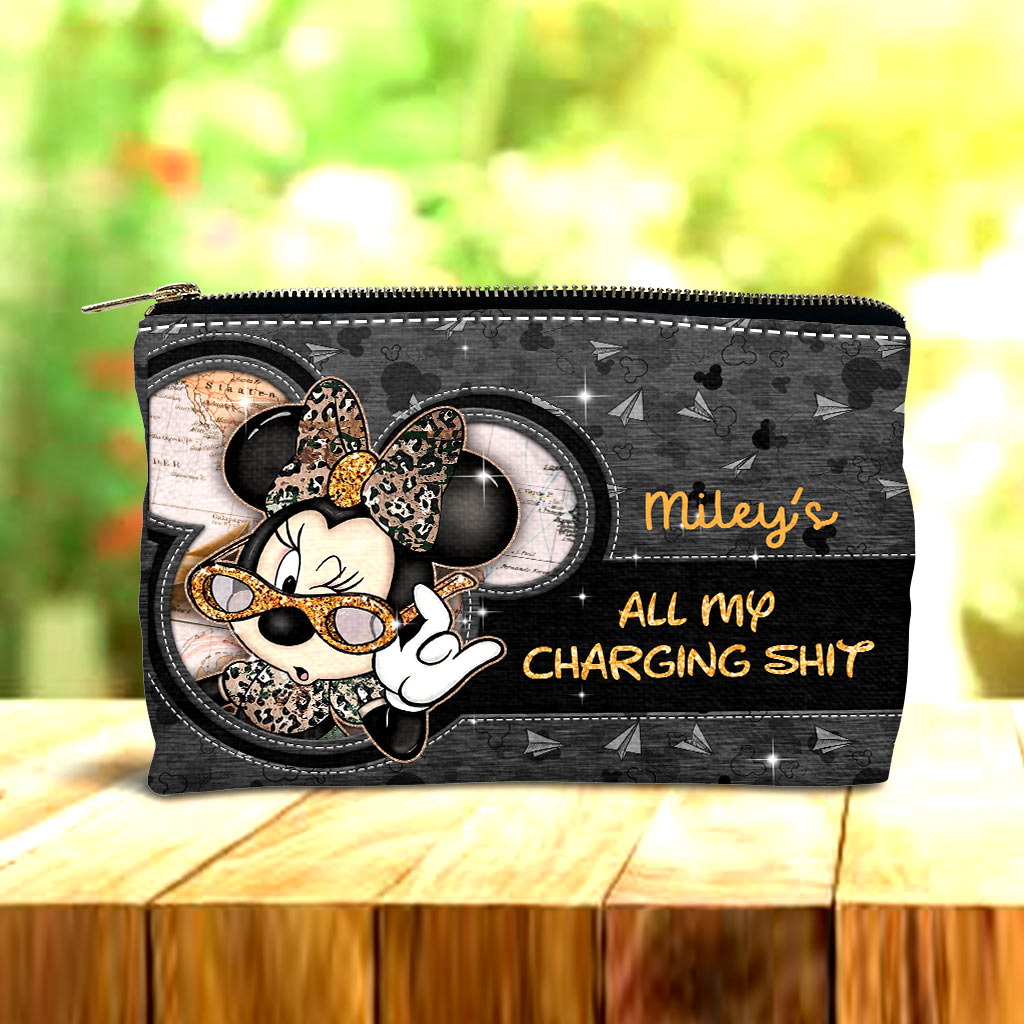 Personalized Mouse Pouch with Cute Minnie Design for Girls Pouch GradoCreations