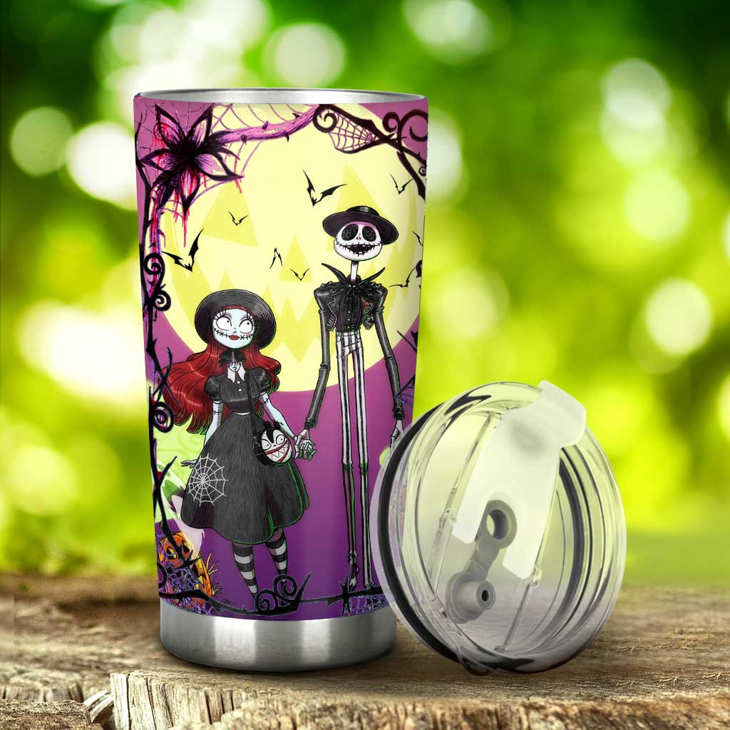 Personalized Nightmare Tumbler Custom Gift for Couples Halloween Tumbler GradoCreations