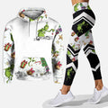 Personalized Christmas Hoodie and Leggings with Grinch Design Hoodie & Leggings GradoCreations