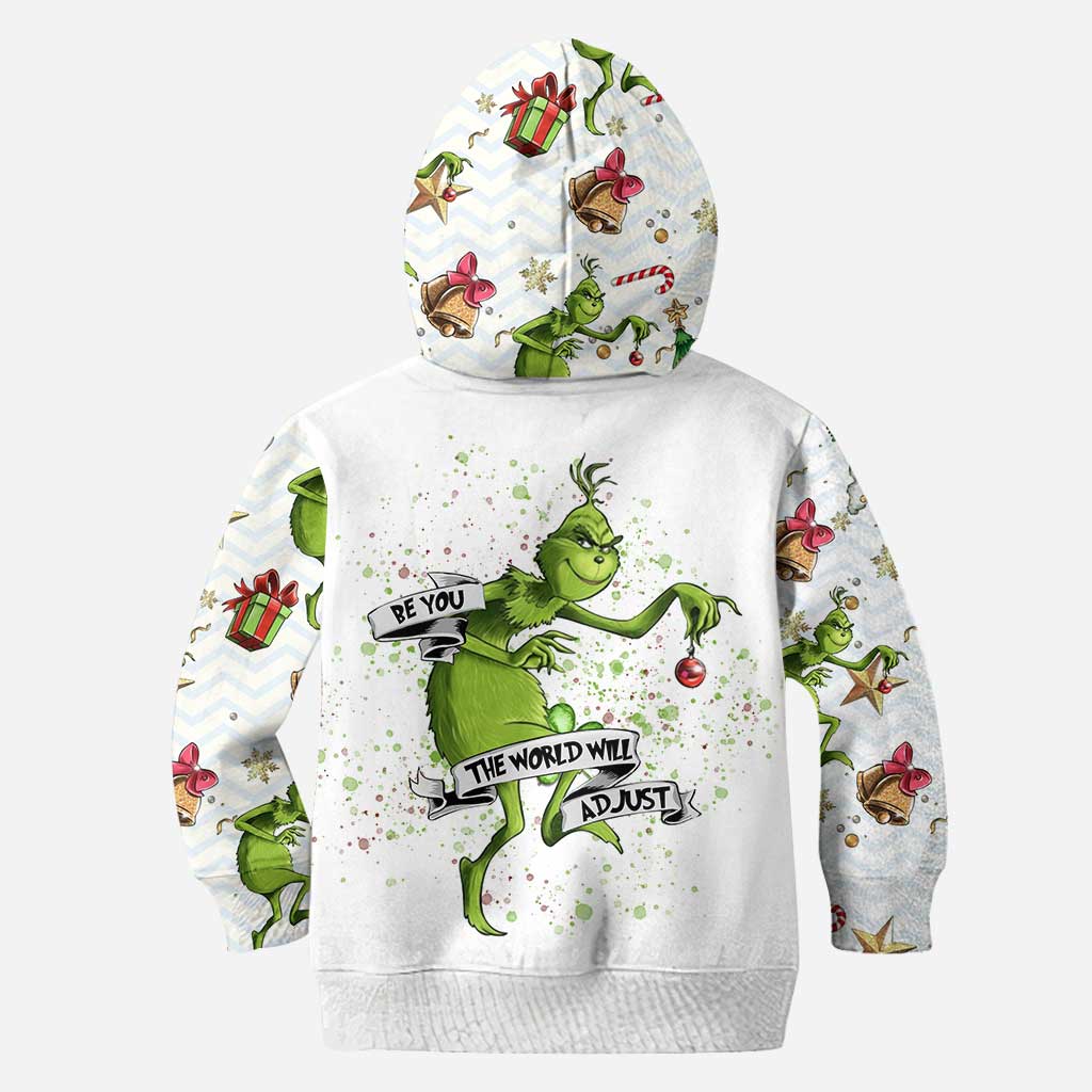 Personalized Christmas Hoodie and Leggings with Grinch Design Hoodie & Leggings GradoCreations