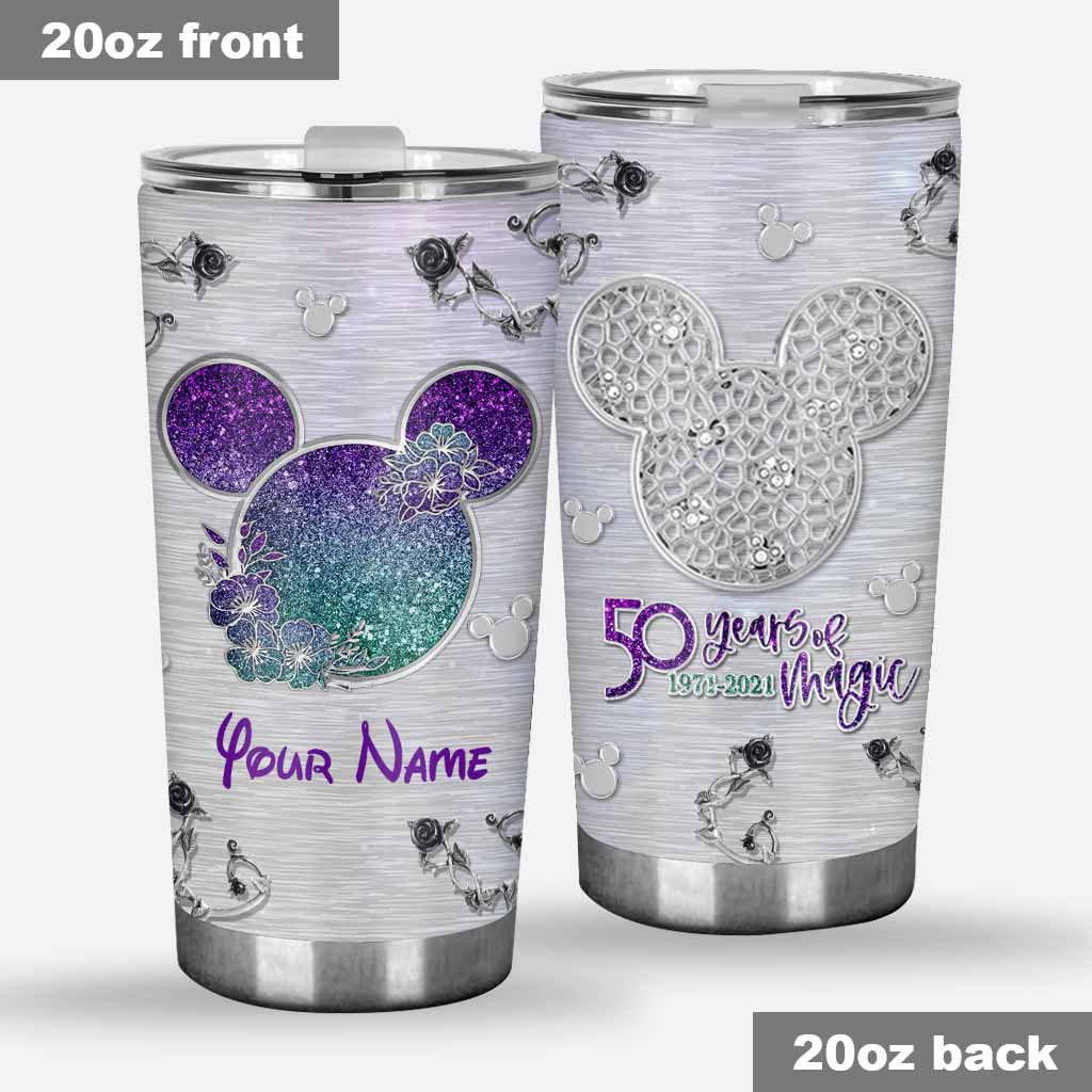 Personalized 50 Years of Magic Tumbler Custom Name Gift Tumbler GradoCreations