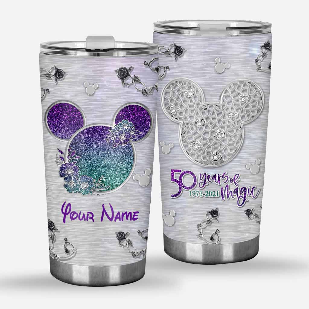 Personalized 50 Years of Magic Tumbler Custom Name Gift Tumbler GradoCreations