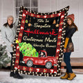 Personalized Christmas Movie Watching Blanket Gift for Mom Blanket GradoCreations